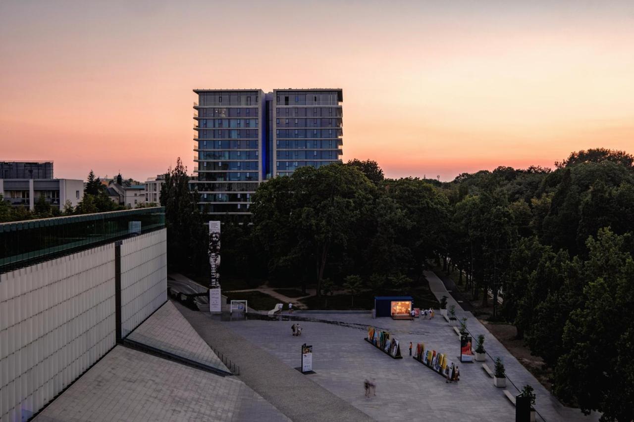 Skyview Suite - Niepowtarzalny Widok I Basen Lublin Exteriér fotografie